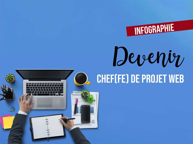 Devenir chef(fe) de projet Web : infographie