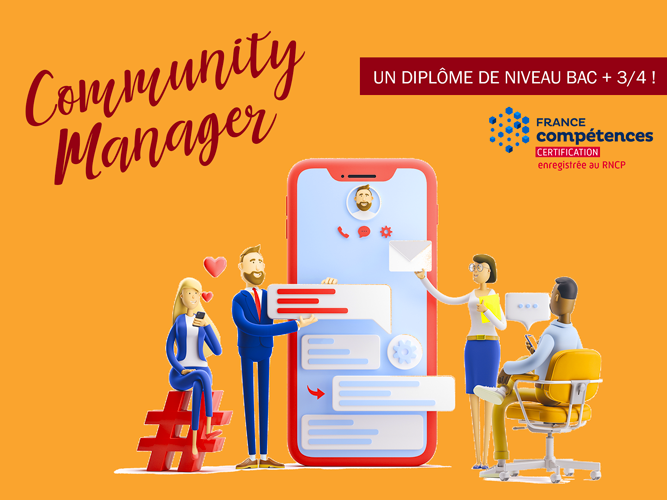 Community Manager : un diplôme Bac +3/4 reconnu par l'État